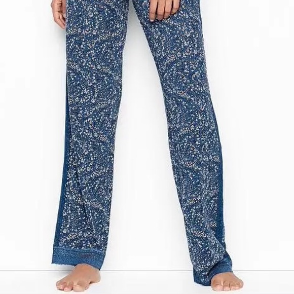 💙 Victoria's Secret, Blue Meadow Heavenly Supersoft Modal Pajama Set - Picture 7 of 16